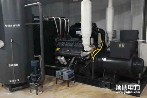 600kw上柴柴油發(fā)電機(jī)機(jī)房